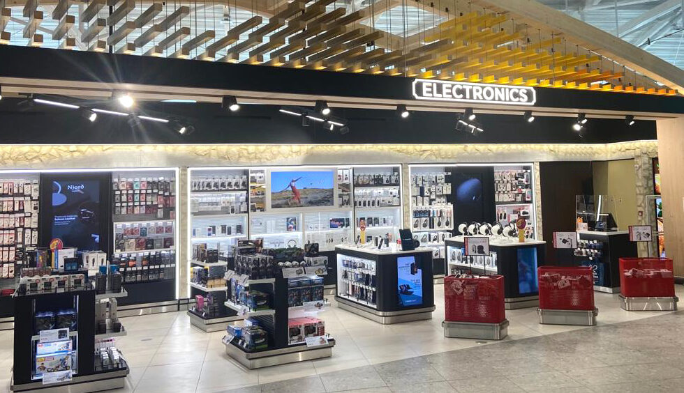 Electronics store at Larnaca International Airport