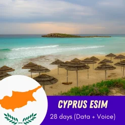Cyprus eSIM 28 days data and calls